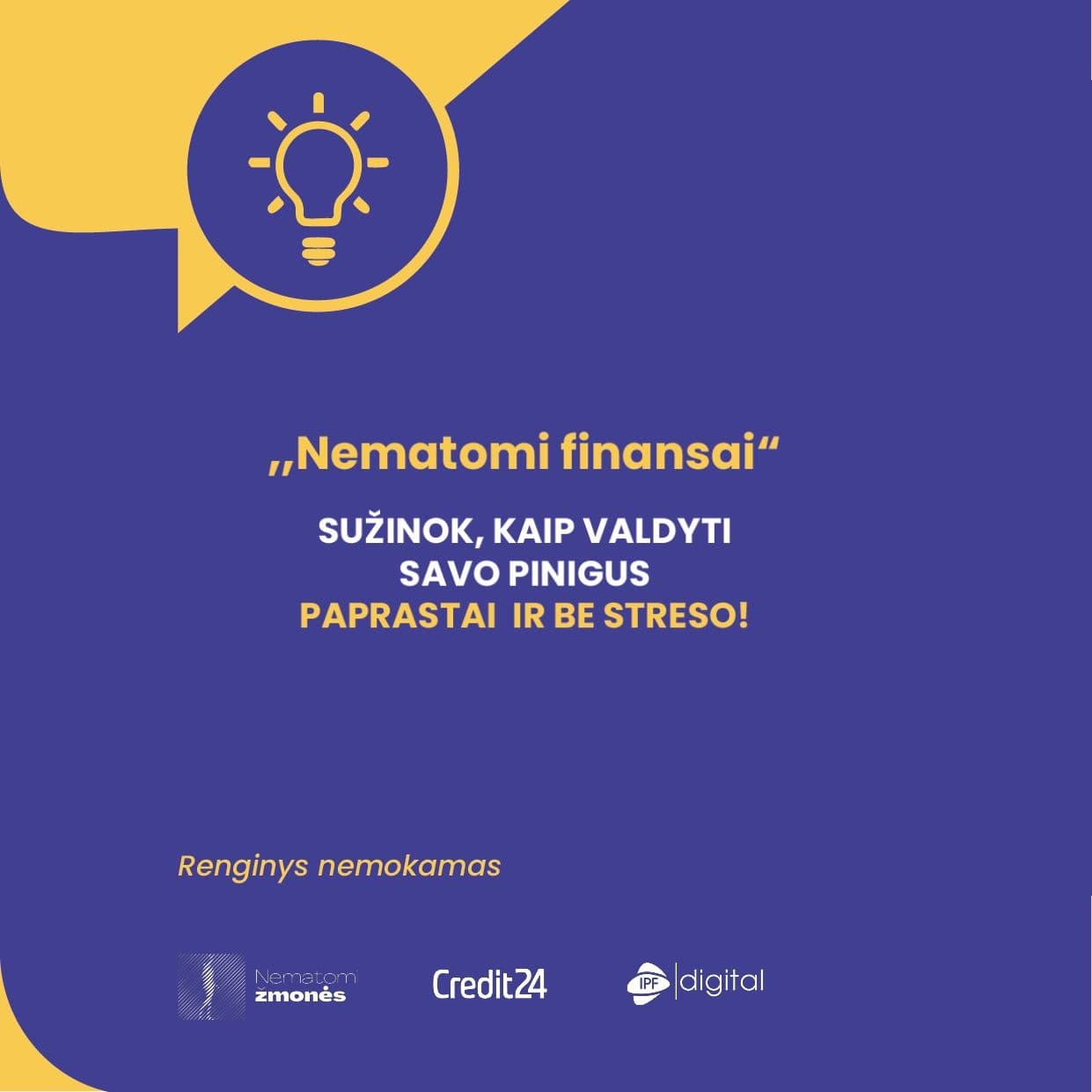 Finansinis raštingumas pasieks Alytų: startuoja „Nematomi finansai“ | Credit24